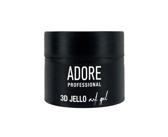 Изображение  Арт-гель для объемного дизайна ногтей Adore prof. 3D Jello Art Gel, 15 мл