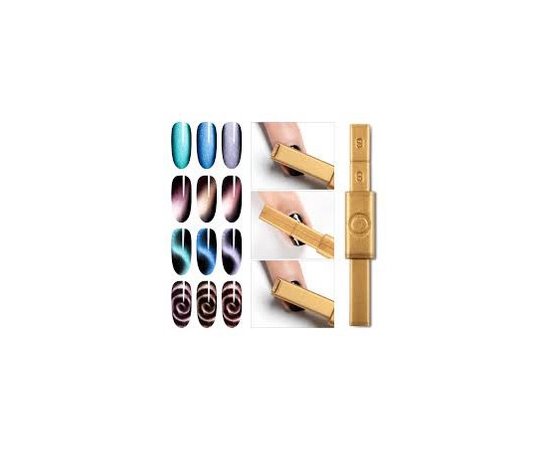 Изображение 2 Gel polish magnet, rectangular Gold