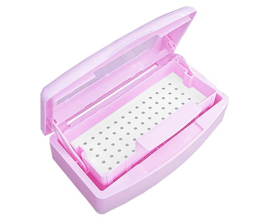 Изображение  Container for sterilization of manicure instruments pink, 500 ml