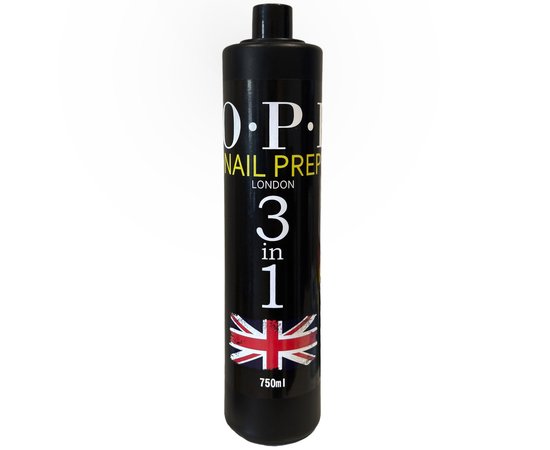 Зображення  Рідина OPI Nail Prep 3in1 (750 мл) для знежирення, зняття липкого шару та очищення кистей