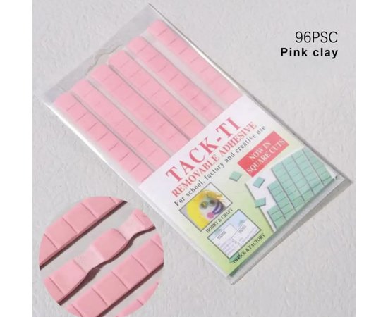 Изображение  Plasticine-glue for fixing tips, false nails Pink