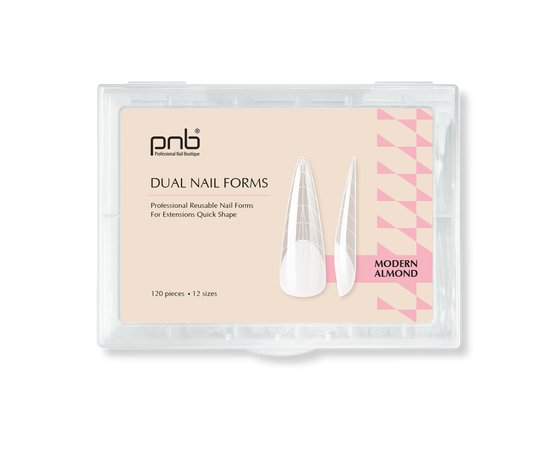Изображение 2 Extention nail forms PNB Dual Nail Forms Modern Almond, 120 pcs
