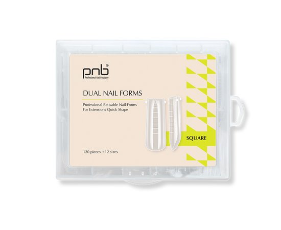 Изображение 2 Extention nail forms PNB Dual Nail Forms Square, 120 pcs