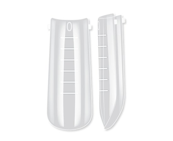 Изображение 4 Extention nail forms PNB Dual Nail Forms Square, 120 pcs