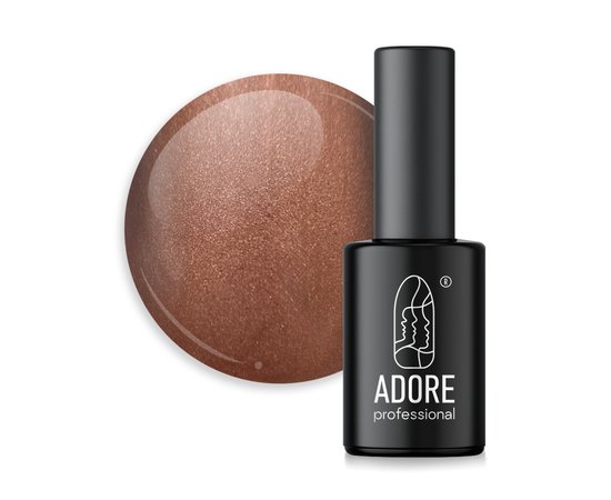 Изображение  Гель-лак Adore prof. Gel Polish Metal Glass Cat’s Eye Mm-04, 8 мл, Объем (мл, г): 8, Цвет: 04