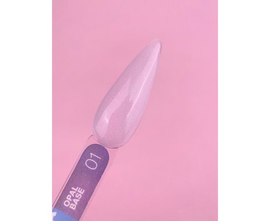 Изображение 2 Камуфлирующая база для ногтей LUNAMoon Opal Base №01, 13 мл, Вариант: 01