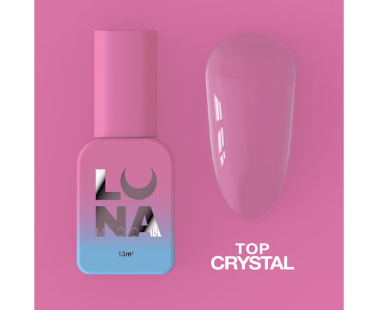 Изображение  Топ для гель-лака без липкого слоя LUNAMoon Top Crystal, 13 мл