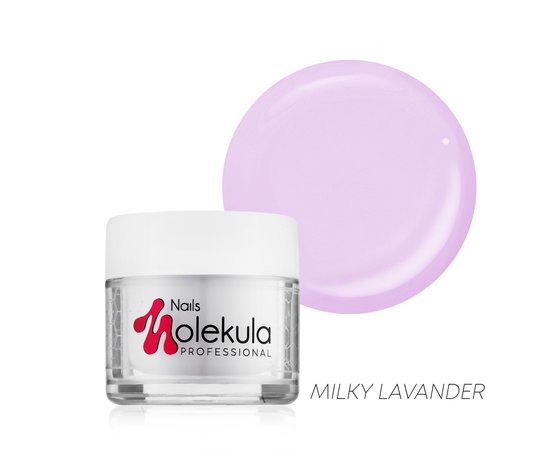 Изображение  Nail extention gel Nails Molekula №15 Milky Lavender, 15 ml, Volume (ml, g): 15, Color: 15