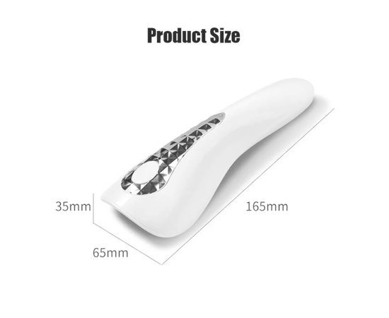 Изображение 2 Мини UV/LED лампа YC01 на аккумуляторе и с USB шнуром для сушки ногтей, 18 Вт. Белый