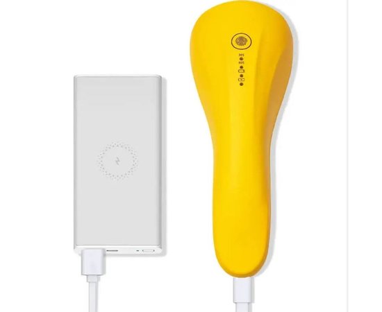 Изображение 2 Мини UV/LED лампа LSQ3 на аккумуляторе и с USB шнуром для сушки гель лака (гелевых типс, верхних форм), 5 Вт. Оранжевый