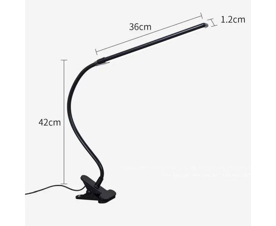 Изображение 3 Гибкая LED лампа FX-033 (8 Вт.) на гибкой ножке и струбцине - для дополнительного освещения рабочего стола