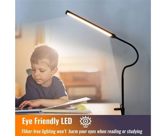 Изображение 4 Гибкая LED лампа FX-033 (8 Вт.) на гибкой ножке и струбцине - для дополнительного освещения рабочего стола