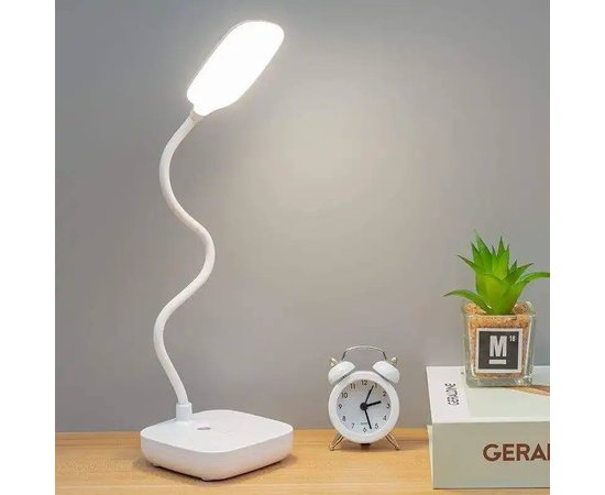 Изображение 8 Rechargeable LED Lamp 1961 (3 W) on a flexible leg + phone stand - for desk lighting