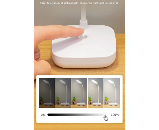 Изображение 7 Rechargeable LED Lamp 1961 (3 W) on a flexible leg + phone stand - for desk lighting