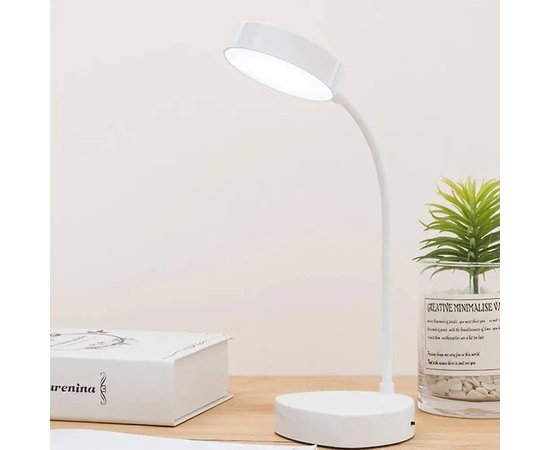 Изображение  Rechargeable desk LED lamp 1910 (2.5W) on a flexible leg - for desktop illumination White