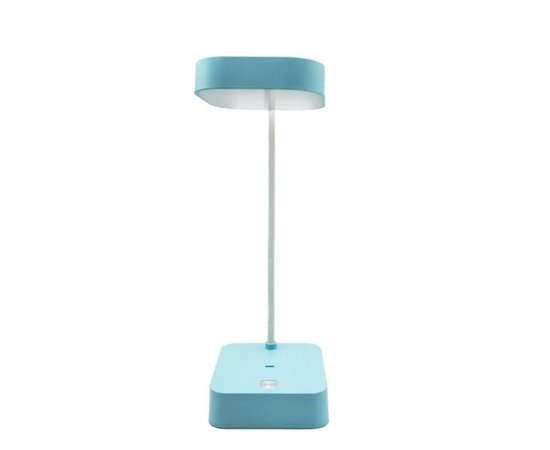 Изображение 4 Rechargeable LED Lamp 1954 (3 W) on a flexible leg + phone stand for desk lighting Blue