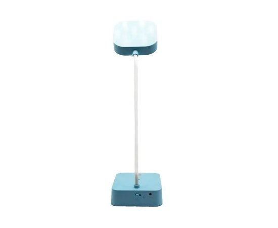 Изображение 6 Rechargeable LED Lamp 1954 (3 W) on a flexible leg + phone stand for desk lighting Blue
