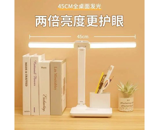 Изображение 5 Аккумуляторная LED лампа 1962 (4 Вт) на гибкой ножке + подставка для концелярии, кисточек для освещения рабоче