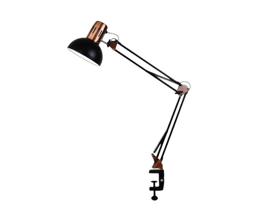 Изображение  Table lamp 800-1 for 40 W. on a clamp, for lighting the workplace Black