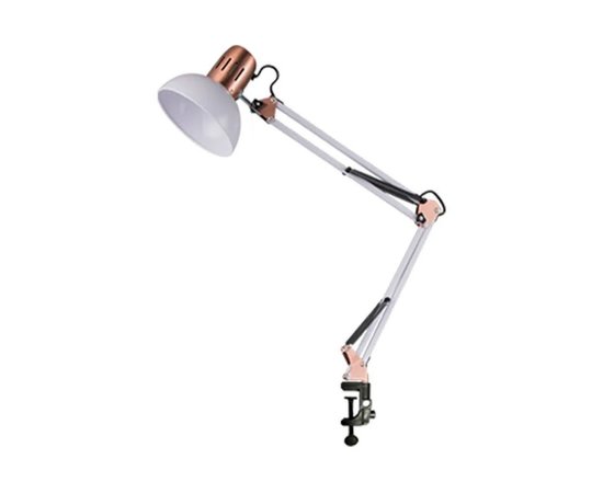 Изображение  Table lamp 800-1 for 40 W. on a clamp, for lighting the workplace White