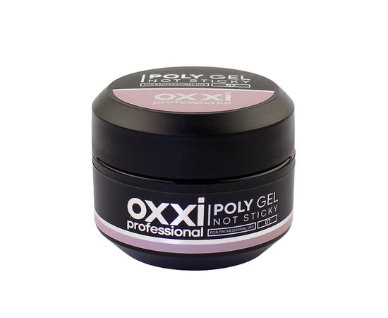 Зображення 2 Гель для нігтів Oxxi Professional Poly Gel Not Sticky №07, 30 мл, Об'єм (мл, г): 30, Варіант: 07