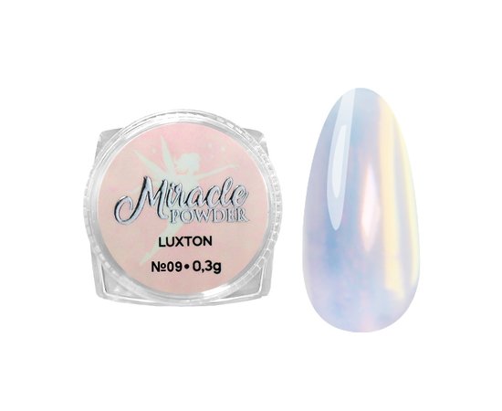 Изображение  Премиальная пудра для дизайна ногтей Miracle Powder LUXTON №09, 0.3 г, Объем (мл, г): 0.3, Цвет: 09