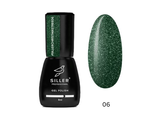 Изображение  Siller Gel Polish Christmas Tree No.06, 8 ml, Volume (ml, g): 8, Color: 6