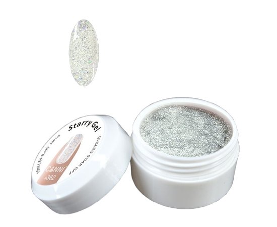 Изображение  Glitter gel for nails CANNI Starry Gel No.362, 15 ml, Volume (ml, g): 15, Color: 362