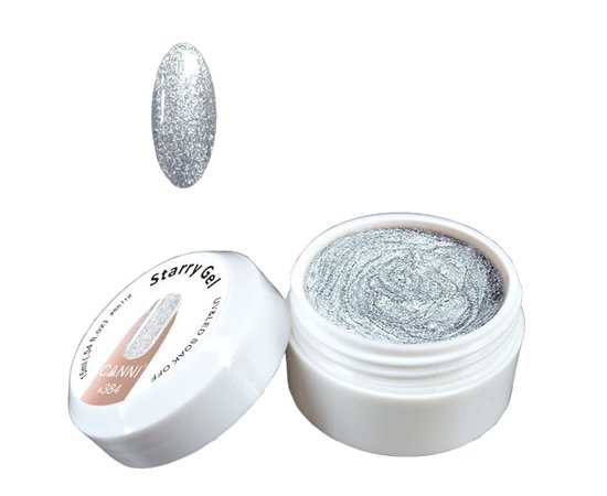 Изображение  Glitter gel for nails CANNI Starry Gel No.384, 15 ml, Volume (ml, g): 15, Color: 384