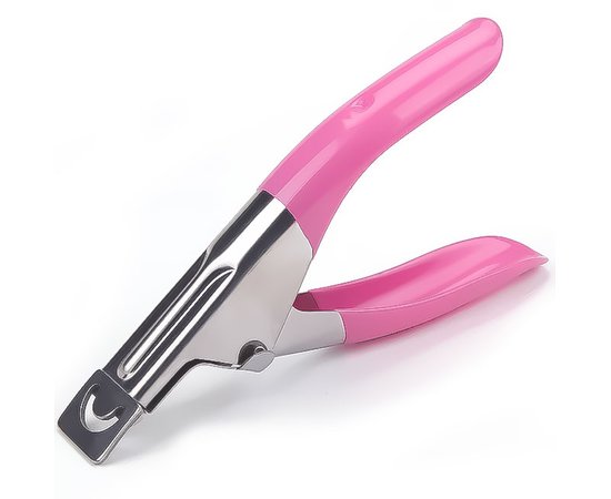 Изображение  Tip cutter (guillotine) for artificial nails, pink