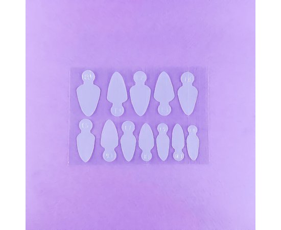 Изображение  Силиконовые молды для маникюра DNKa Professional nail molds №0002, 36 шт