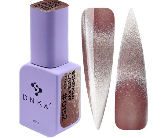 Изображение  Nail gel polish DNKa Bohemian Cat's Eye No.0152, 12 ml, Volume (ml, g): 12, Color: 0152