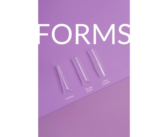 Изображение 2 Верхние формы для наращивания ногтей DNKa Top Nail Forms Monroe "Монро", 120 шт