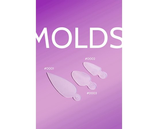 Изображение 2 Силиконовые молды для маникюра DNKa Professional nail molds №0003, 36 шт