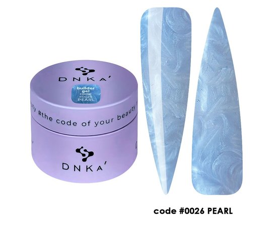 Изображение  Гель моделирующий DNKa Builder Gel Pearl №0026, 30 мл , Объем (мл, г): 30, Цвет: 0026