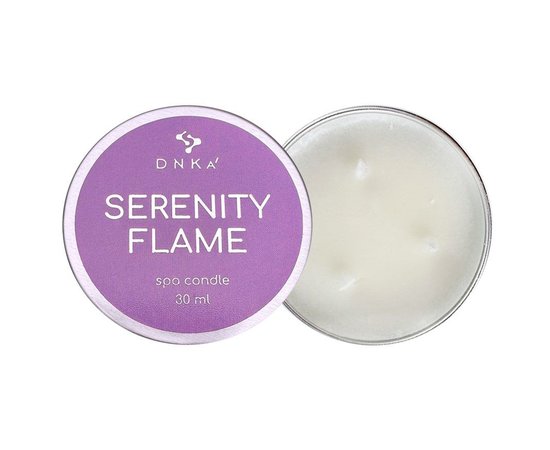 Зображення  Масажна SPA-свічка для рук DNKa SPA Candle Serenity Flame, 30 мл