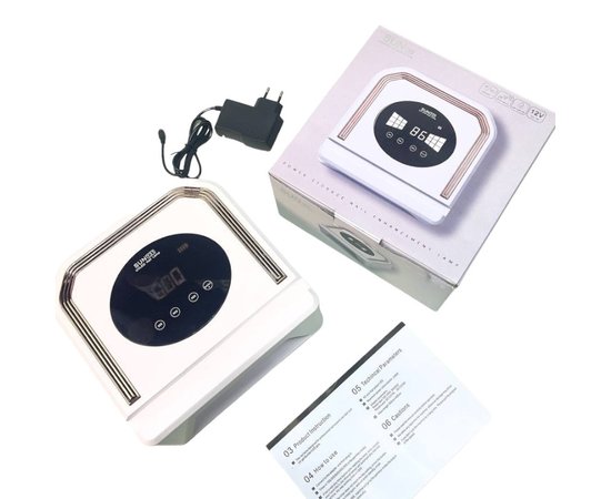 Изображение 3 Лампа для маникюра LED/UV SUN Y-31 248W на аккумуляторе 248 Вт, белая
