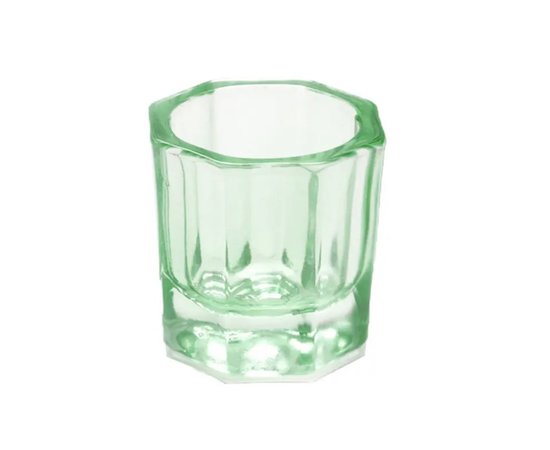 Изображение  Cup for paint monomer, for mixing different liquids - glass Green