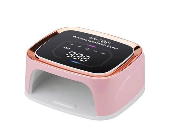 Изображение 2 Лампа Sun S10 для сушки ногтей (на аккумуляторе - 7800mAh), 108 Вт. Розовый