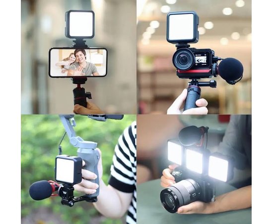 Изображение 8 Накамерный свет Р5-RGB (7,5х7,5см) на 5 Вт. со встроенным аккумулятором (1800mAh) для видео и фотосьемки