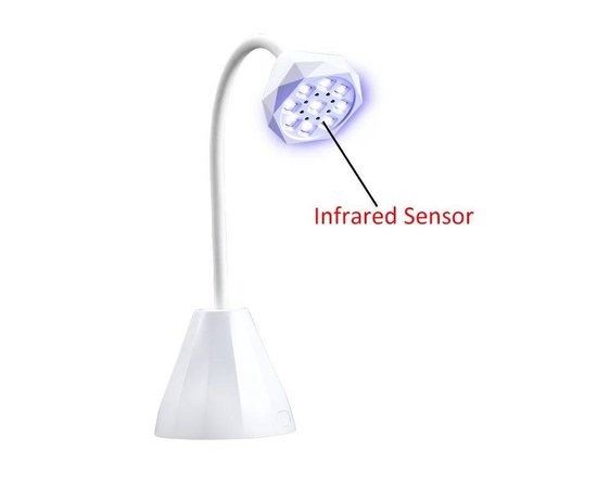 Изображение 3 UV/LED лампа Led 2 для сушки ногтей (гелевых типс, верхних форм, декора) - на аккумуляторе и с USB