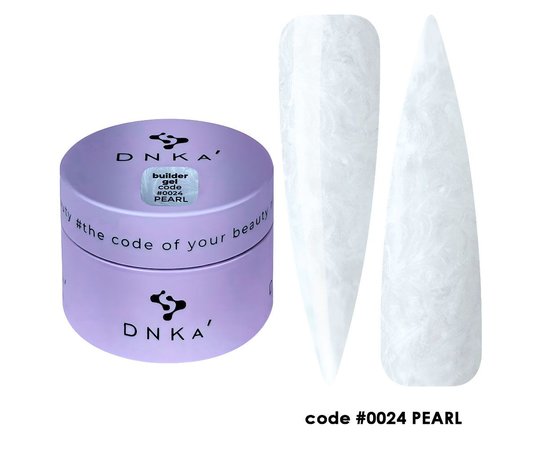 Изображение  Гель моделирующий DNKa Builder Gel Pearl №0024, 30 мл , Объем (мл, г): 30, Цвет: 0024