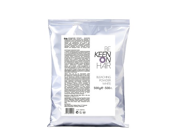 Изображение  Блондирующий порошок белый KEEN Bleaching Powder White, 500 г