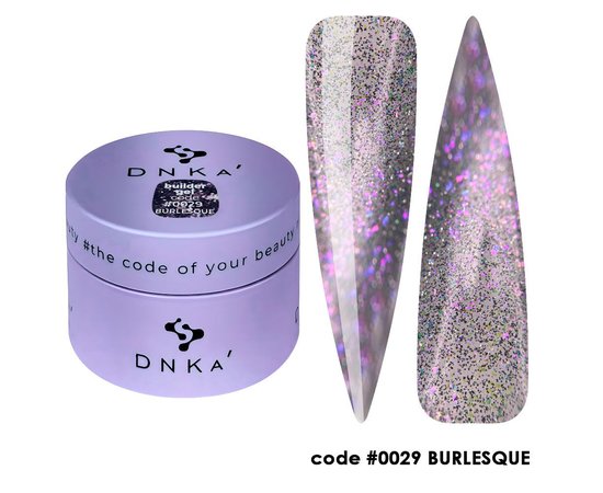 Изображение  Гель моделирующий DNKa Builder Gel Burlesque №0029, 30 мл , Объем (мл, г): 30, Цвет: 0029