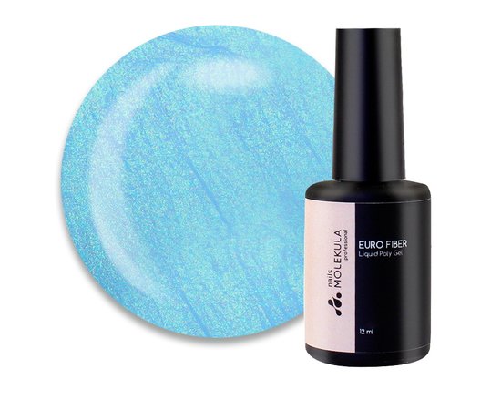 Изображение  Nails Molekula Euro Fiber Gel W04 Sea Breeze, 12 ml, Volume (ml, g): 12, Color: W04