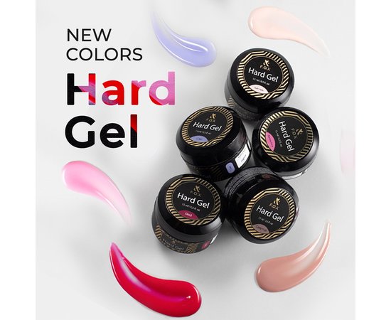 Изображение 3 Моделирующий гель для ногтей F.O.X Hard Gel Soft Pale, 15 мл, Объем (мл, г): 15, Вариант: Soft Pale