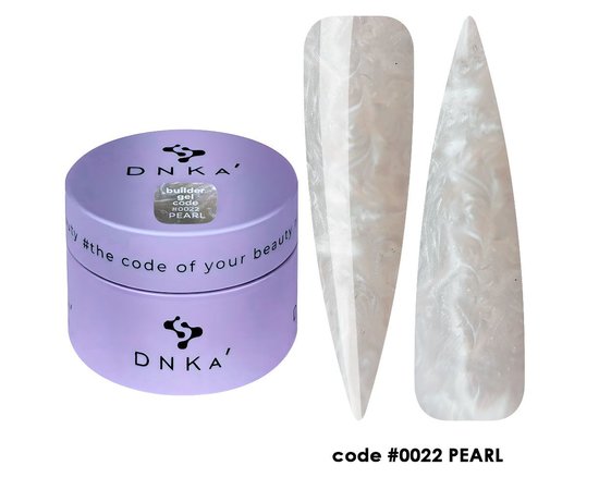 Изображение  Гель моделирующий DNKa Builder Gel Pearl №0022, 30 мл , Объем (мл, г): 30, Цвет: 0022