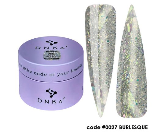 Изображение  Гель моделирующий DNKa Builder Gel Burlesque №0027, 30 мл , Объем (мл, г): 30, Цвет: 0027