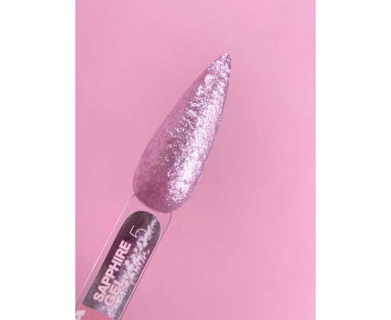 Изображение 2 Гель-паста с блестками для ногтей LUNAMoon Sapphire Gel №5, 5 мл, Объем (мл, г): 5, Вариант: 05
