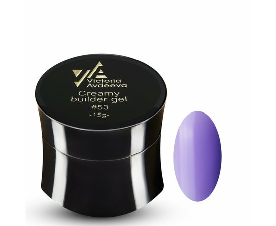 Изображение  Victoria Avdeeva Creamy Builder Gel №53, 15 ml, Volume (ml, g): 15, Color: 53, Color: Violet